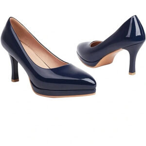 NEW Women's Pointed Toe Low Platform High Heel Pumps Party Business Dress Shoes